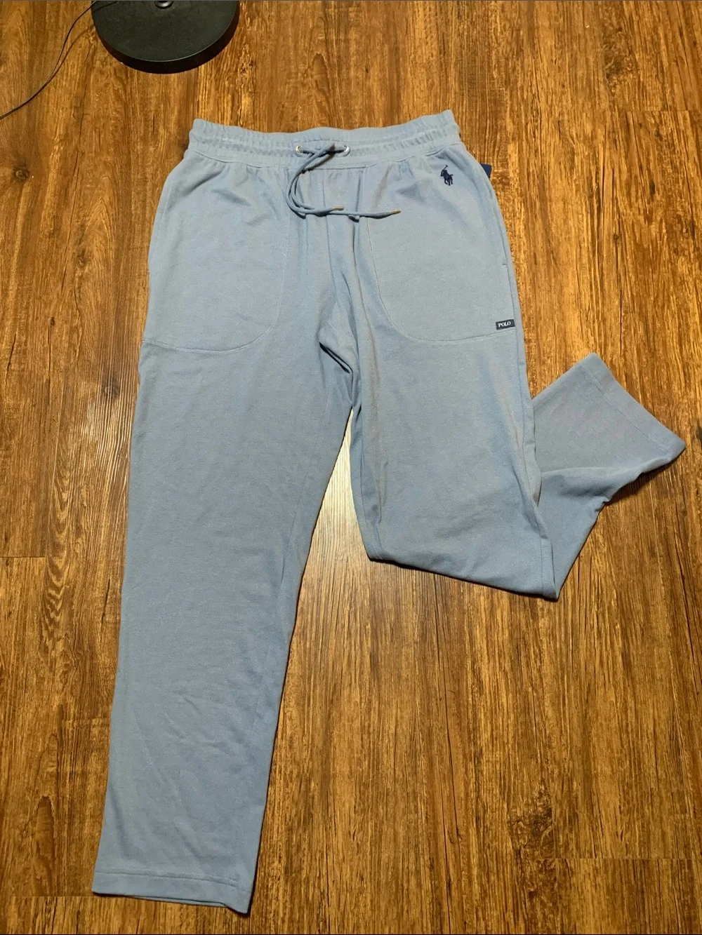 Polo Ralph Lauren Luxury Knit Pajama Lounge Pants Blue Men’s M NWT